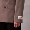 Double-Breasted Wool Gabardine Blend Blazer Double-Breasted Wool Gabardine Blend Blazer