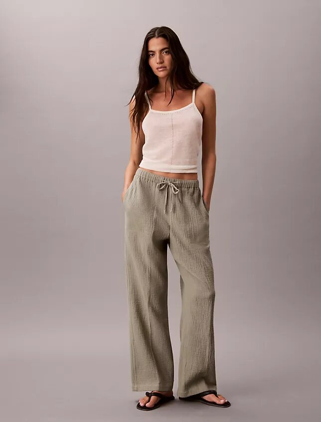 Double Gauze Pull-On Pants Double Gauze Pull-On Pants