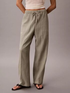 Double Gauze Pull-On Pants