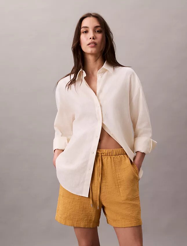Double Gauze Pull-On Short Double Gauze Pull-On Short