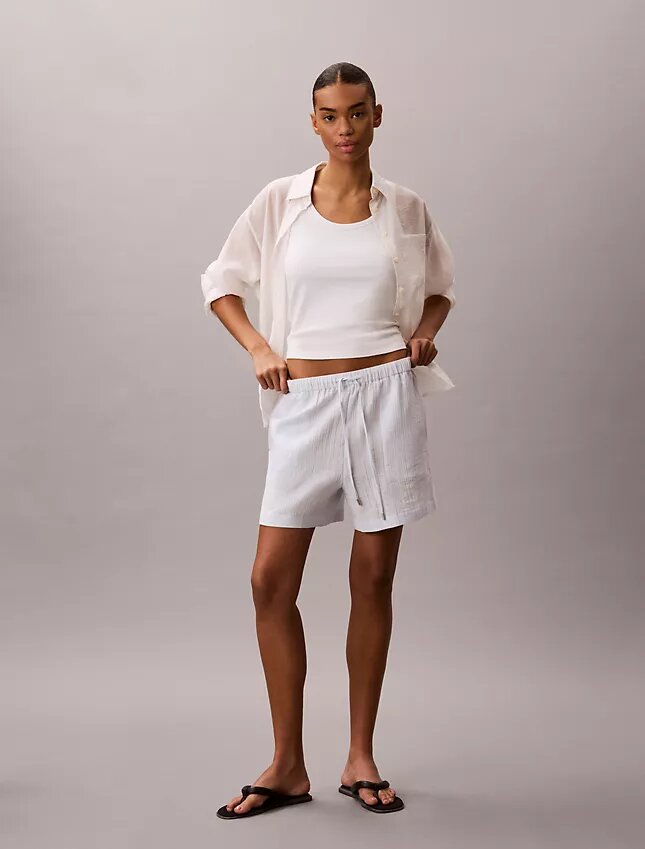 Double Gauze Pull-On Shorts Double Gauze Pull-On Shorts