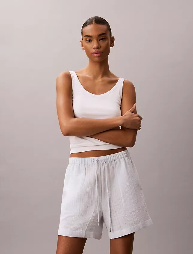 Double Gauze Pull-On Shorts Double Gauze Pull-On Shorts