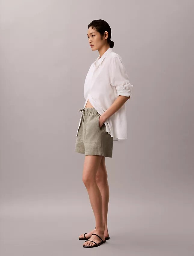 Double Gauze Pull-On Shorts Double Gauze Pull-On Shorts