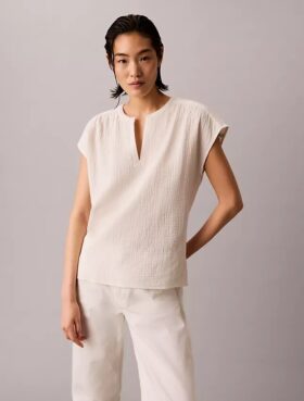 Double Gauze Relaxed Top