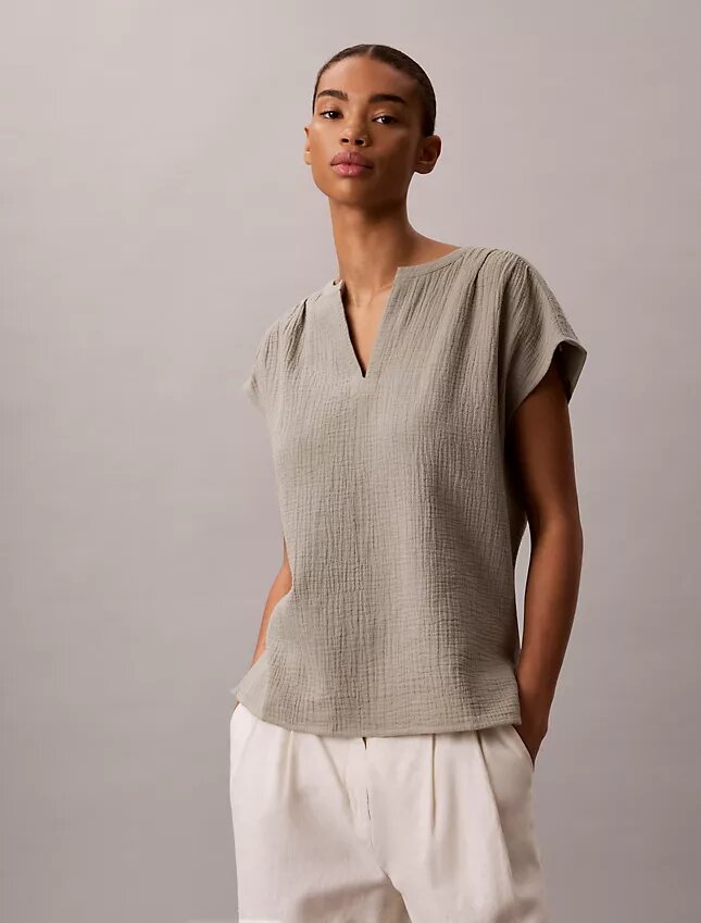 Double Gauze Relaxed Top Double Gauze Relaxed Top