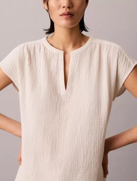 Double Gauze Relaxed Top