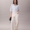 Double Gauze Roll Tab Shirt Double Gauze Roll Tab Shirt