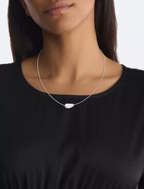 Drop Pendant Link Necklace