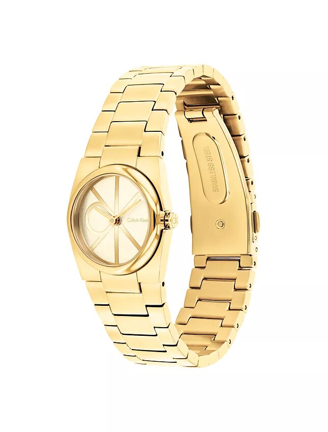 Emblem Dial Link Bracelet Watch Emblem Dial Link Bracelet Watch