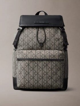 Emblem Jacquard Backpack