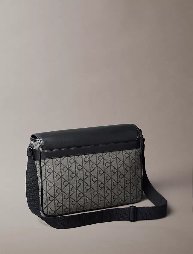 Emblem Jacquard Messenger Bag Emblem Jacquard Messenger Bag