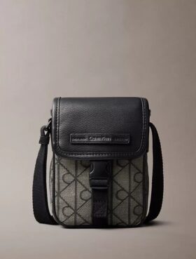 Emblem Jacquard Reporter Bag