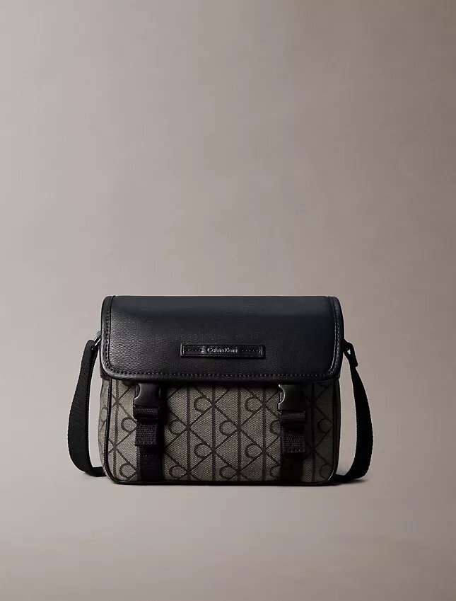 Emblem Jacquard Small Messenger Bag Emblem Jacquard Small Messenger Bag