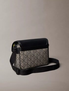 Emblem Jacquard Small Messenger Bag