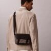 Emblem Jacquard Small Messenger Bag Emblem Jacquard Small Messenger Bag