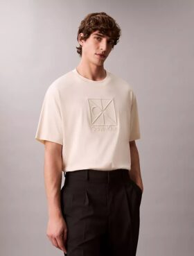 Emblem Logo Graphic Relaxed T-Shirt