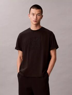 Emblem Logo Graphic Relaxed T-Shirt