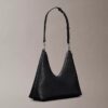 Emblem Logo Hardware Pebble Shoulder Bag Emblem Logo Hardware Pebble Shoulder Bag