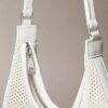 Emblem Logo Mesh Shoulder Bag Emblem Logo Mesh Shoulder Bag