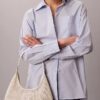 Emblem Logo Mesh Shoulder Bag Emblem Logo Mesh Shoulder Bag