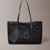 Emblem Logo Mesh Small Tote Bag Emblem Logo Mesh Small Tote Bag