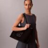 Emblem Logo Mesh Small Tote Bag Emblem Logo Mesh Small Tote Bag