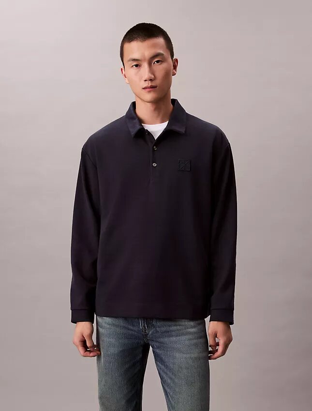 Emblem Logo Relaxed Sweater Emblem Logo Relaxed Sweater