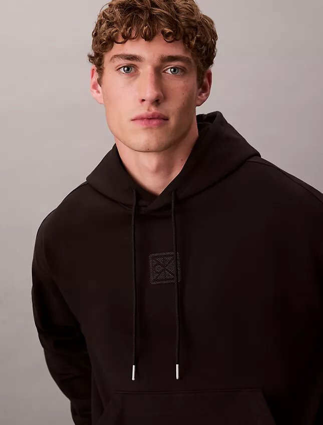Emblem Logo Terry Hoodie Emblem Logo Terry Hoodie