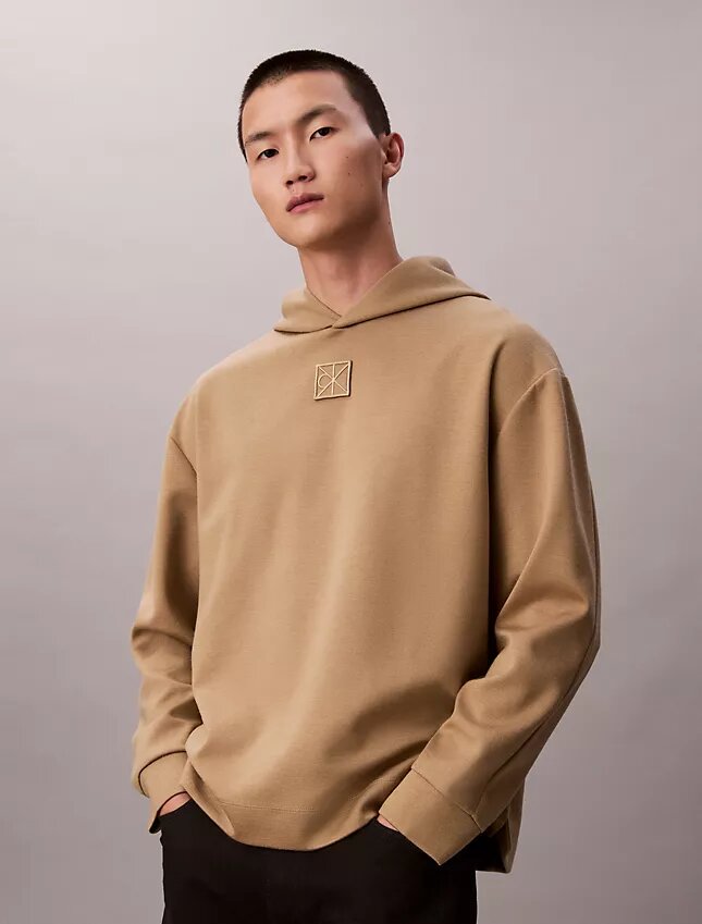 Emblem Logo Wool Blend Hoodie Emblem Logo Wool Blend Hoodie