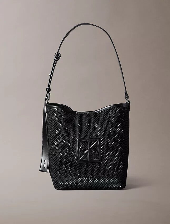 Emblem Mesh Bucket Bag Emblem Mesh Bucket Bag