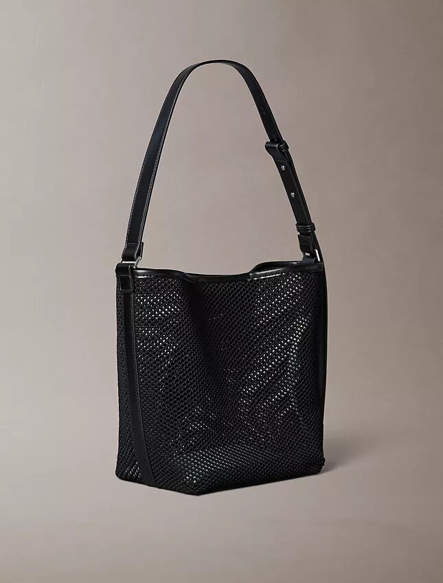 Emblem Mesh Bucket Bag Emblem Mesh Bucket Bag