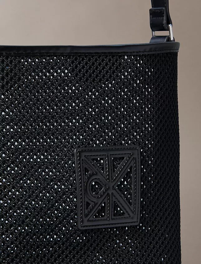 Emblem Mesh Bucket Bag Emblem Mesh Bucket Bag