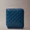 Embossed Allover Emblem Logo Zip Wallet Embossed Allover Emblem Logo Zip Wallet