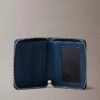 Embossed Allover Emblem Logo Zip Wallet Embossed Allover Emblem Logo Zip Wallet