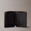 Embossed Allover Emblem Logo Zip Wallet Embossed Allover Emblem Logo Zip Wallet