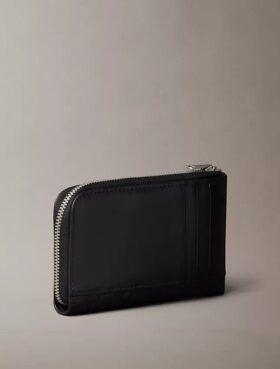 Embossed Allover Monogram Zip Wallet