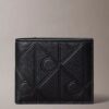 Embossed Emblem Logo Bifold Wallet with Coin Pouch Embossed Emblem Logo Bifold Wallet with Coin Pouch