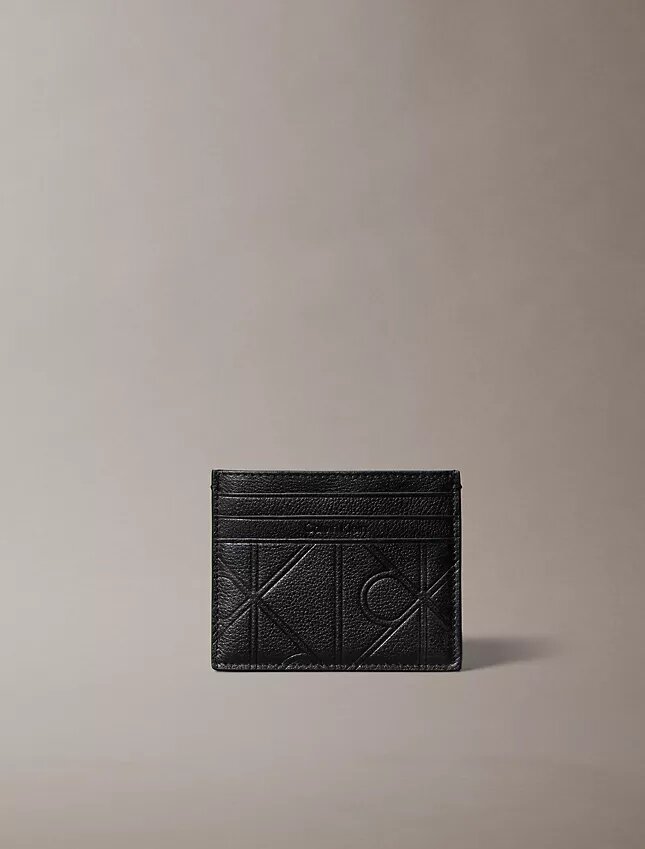 Embossed Emblem Logo Card Case Embossed Emblem Logo Card Case