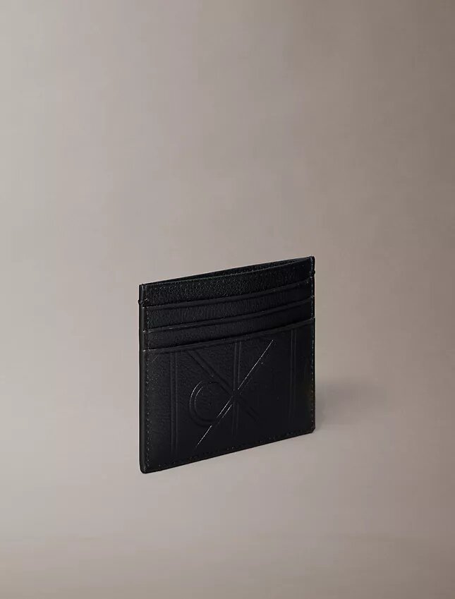 Embossed Emblem Logo Card Case Embossed Emblem Logo Card Case