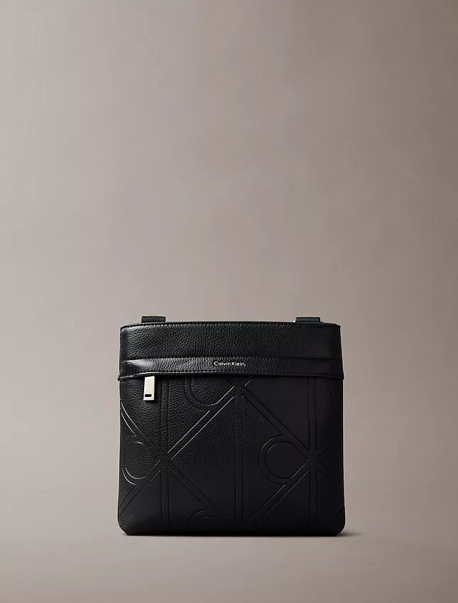 Embossed Emblem Logo Crossbody Bag Embossed Emblem Logo Crossbody Bag