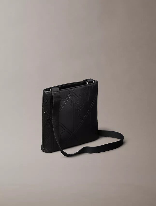 Embossed Emblem Logo Crossbody Bag Embossed Emblem Logo Crossbody Bag
