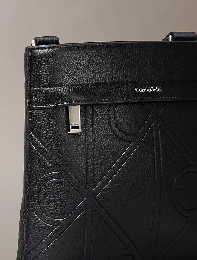 Embossed Emblem Logo Crossbody Bag Embossed Emblem Logo Crossbody Bag