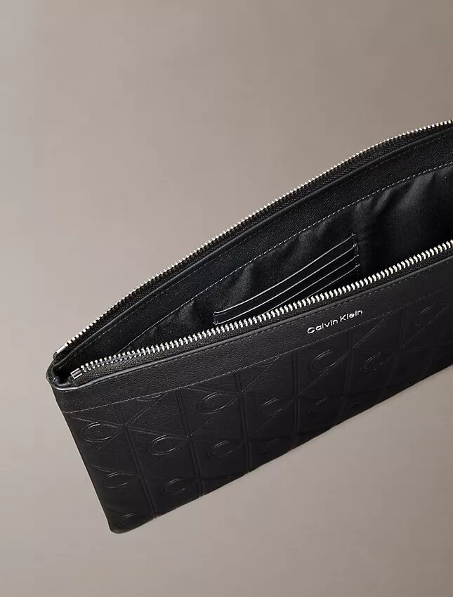 Embossed Emblem Logo Pouch Embossed Emblem Logo Pouch