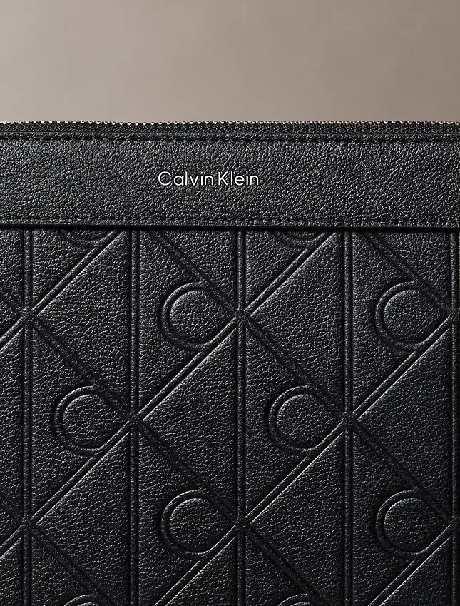 Embossed Emblem Logo Pouch Embossed Emblem Logo Pouch