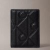 Embossed Emblem Logo Slim Bifold Wallet Embossed Emblem Logo Slim Bifold Wallet