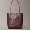 Embossed Emblem Logo Small Tote Bag Embossed Emblem Logo Small Tote Bag