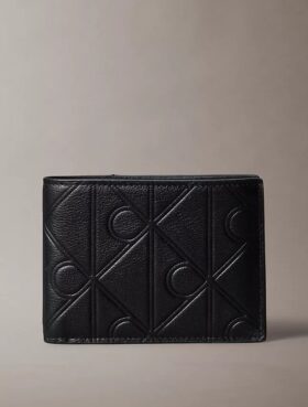 Embossed Emblem Logo Trifold Wallet Embossed Emblem Logo Trifold Wallet