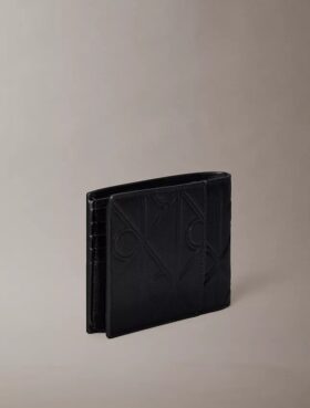 Embossed Emblem Logo Trifold Wallet Embossed Emblem Logo Trifold Wallet