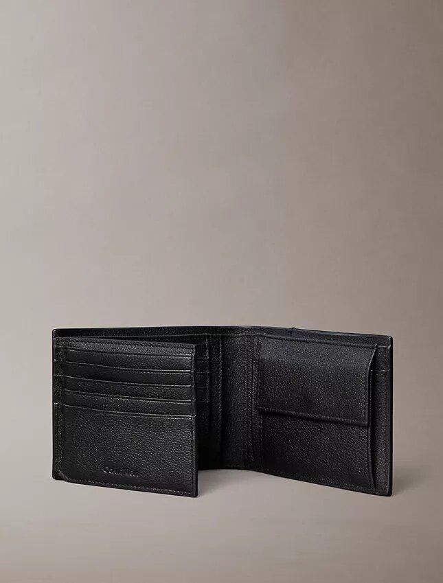 Embossed Emblem Logo Trifold Wallet Embossed Emblem Logo Trifold Wallet