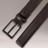 Embossed Logo Harness Buckle Belt Embossed Logo Harness Buckle Belt